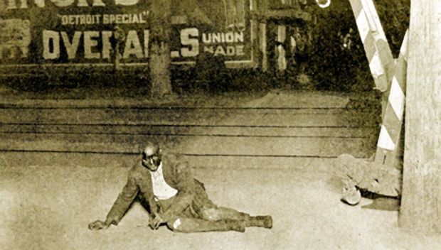 Riot victim, 1917